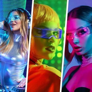 BOGO Style 1 Luminous LED Sunglasses Color Change Eyeglasses Party Halloween